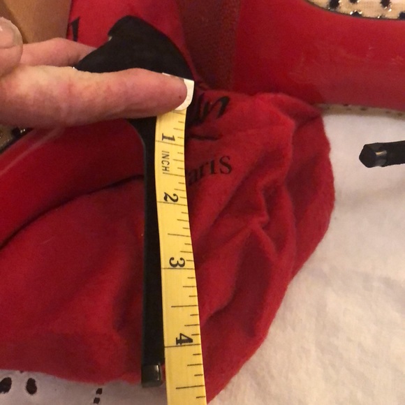 Christian Louboutin black and natural heels - Picture 6 of 8